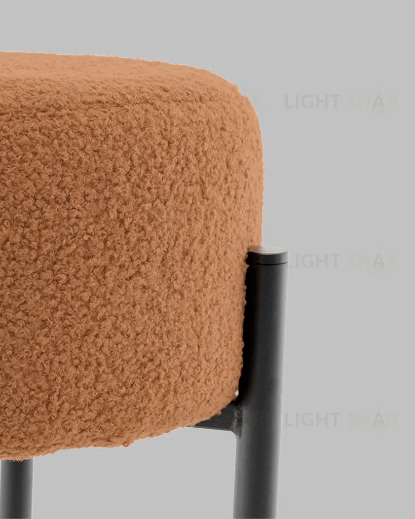 Стул барный Беккет букле терракотовый УТ000041575