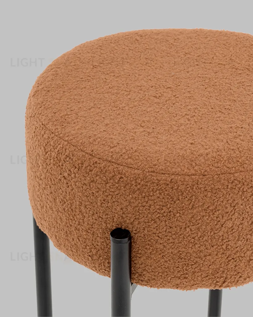 Стул барный Беккет букле терракотовый УТ000041575
