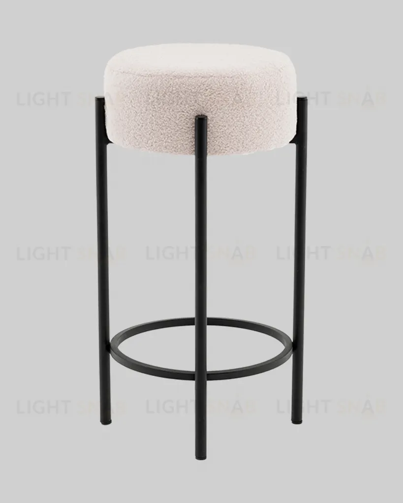 Стул барный Беккет букле бежевый УТ000041576