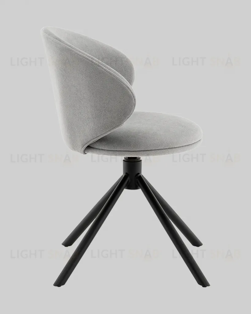 Стул Труфальд велюр светло-серый УТ000041566