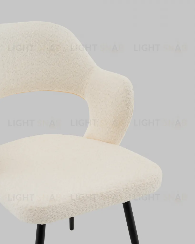 Стул Роккиана букле молочный УТ000041357