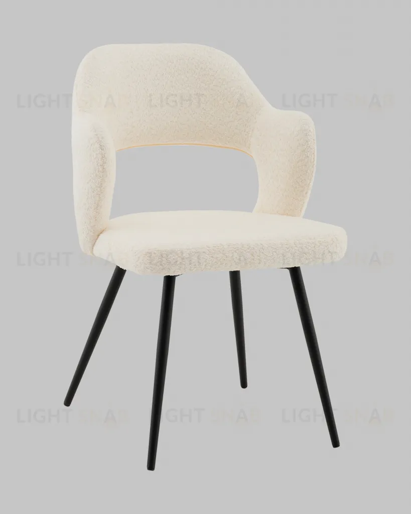 Стул Роккиана букле молочный УТ000041357