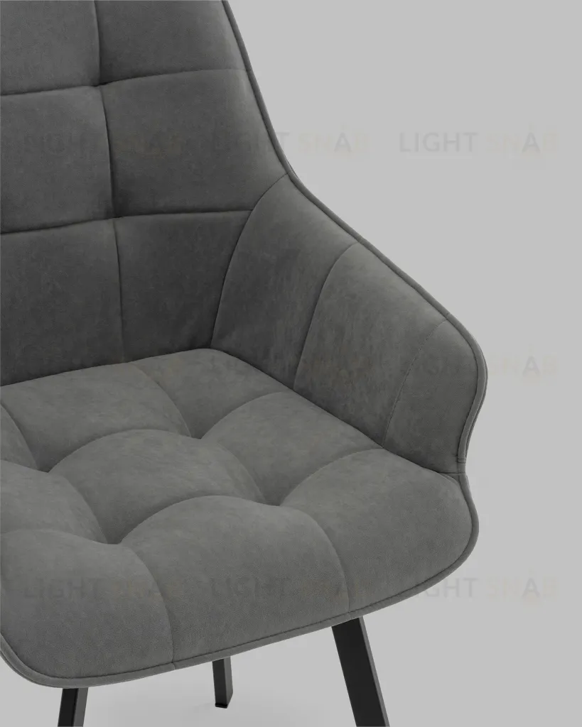 Стул Амальри велюр светло-серый УТ000041359