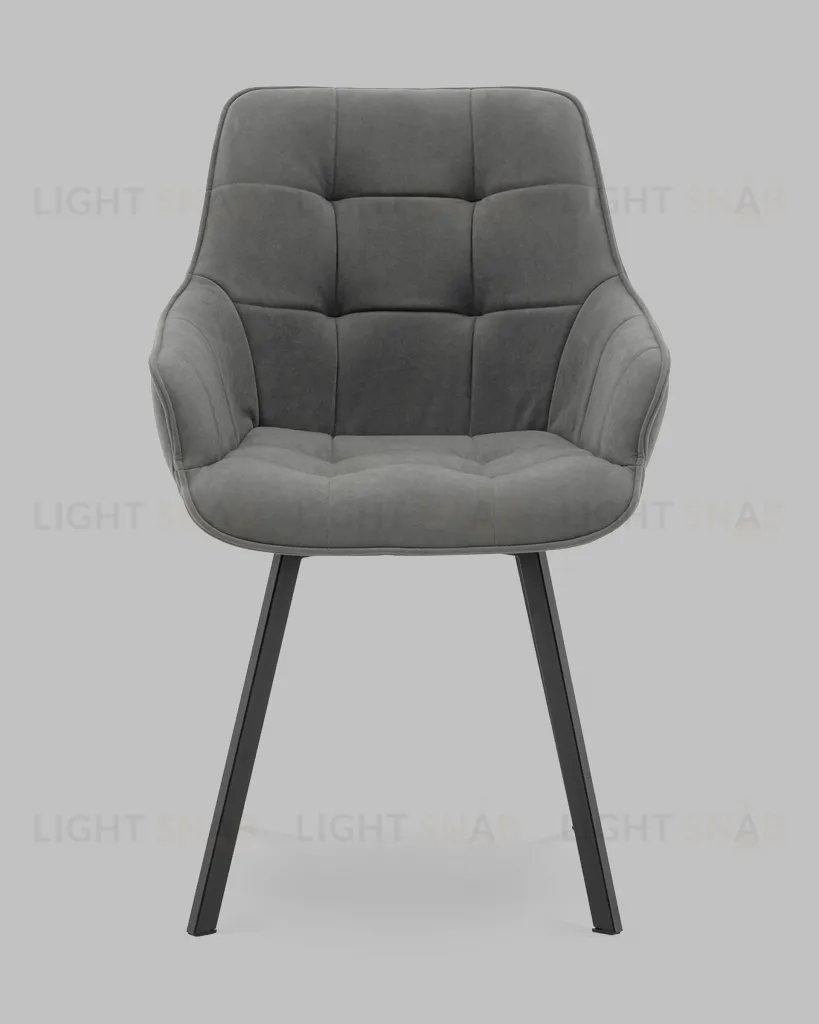 Стул Амальри велюр светло-серый УТ000041359
