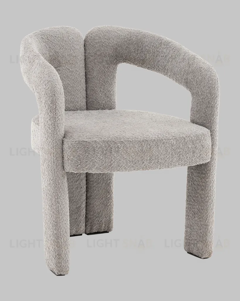 Стул Болинджер букле светло-серый УТ000041354