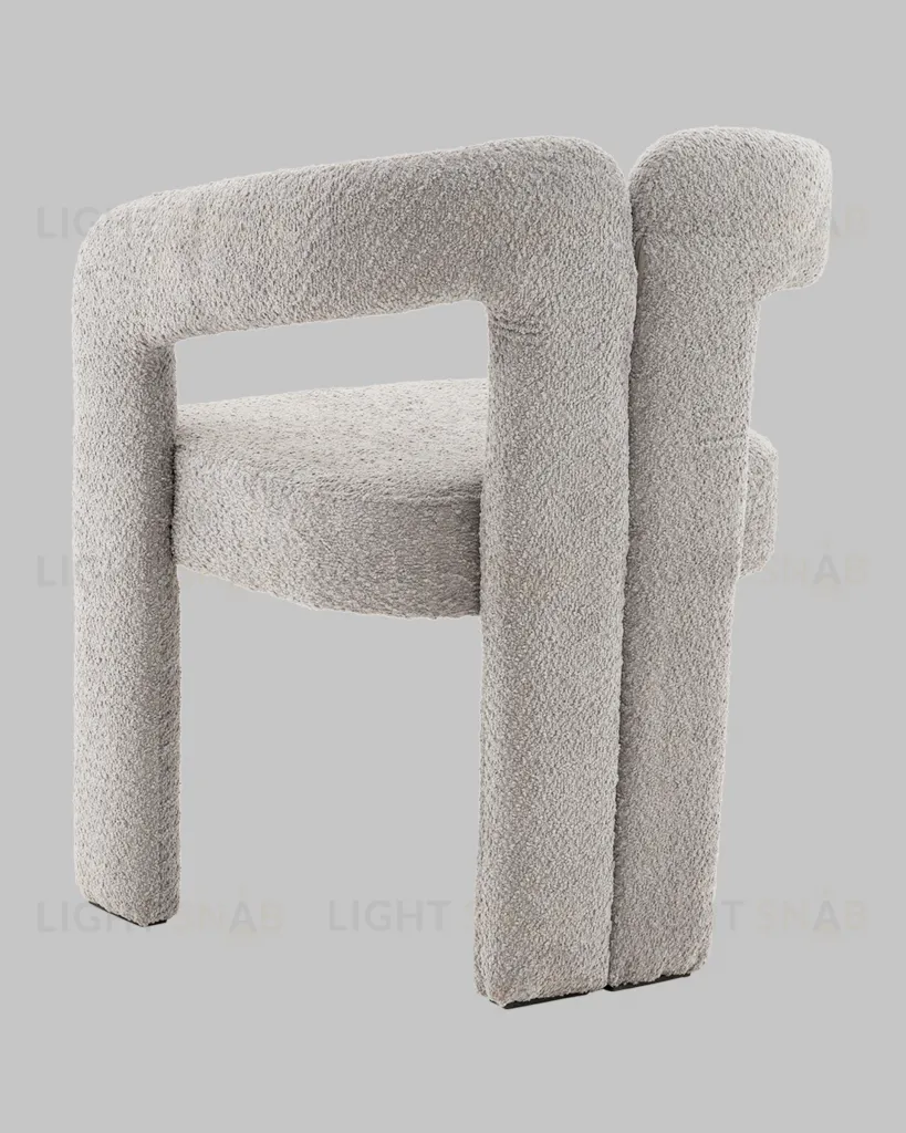 Стул Болинджер букле светло-серый УТ000041354