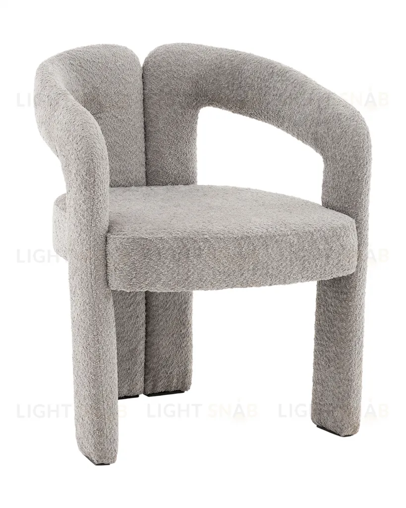 Стул Болинджер букле светло-серый УТ000041354