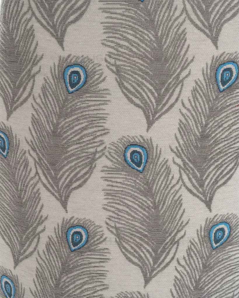 Стул Касаденика велюр серый, спинка гобелен перья УТ000041351