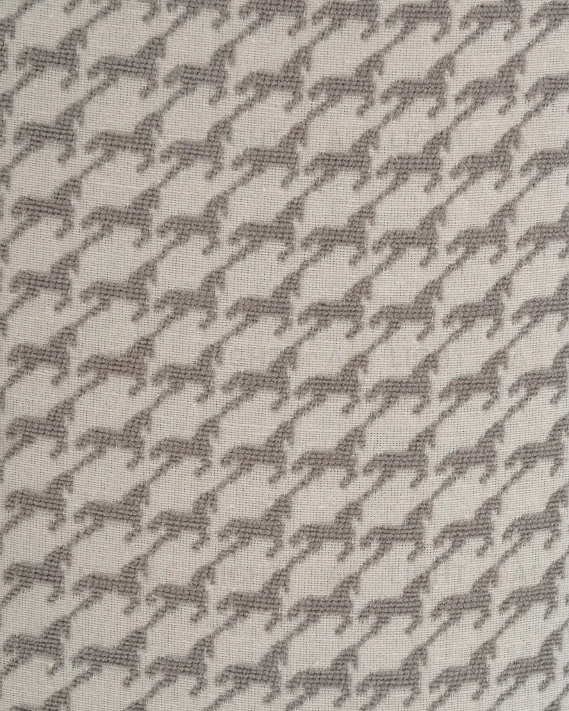 Стул Касаденика велюр серый, спинка гобелен лошадки УТ000041352