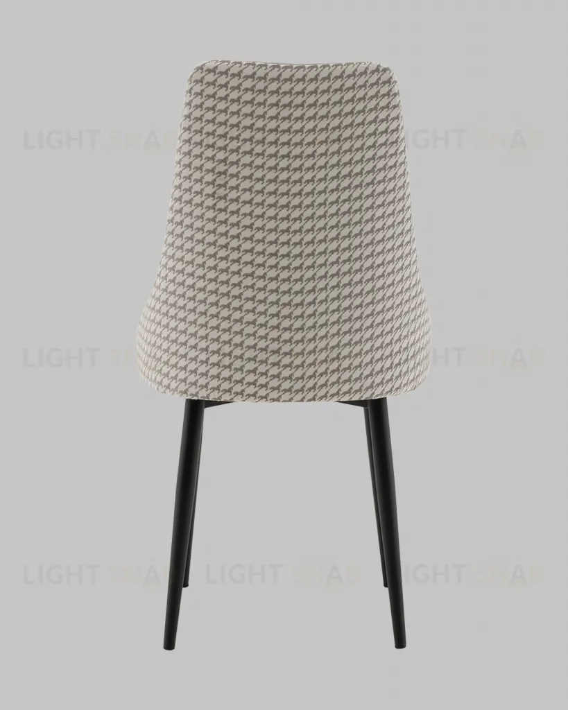 Стул Касаденика велюр серый, спинка гобелен лошадки УТ000041352