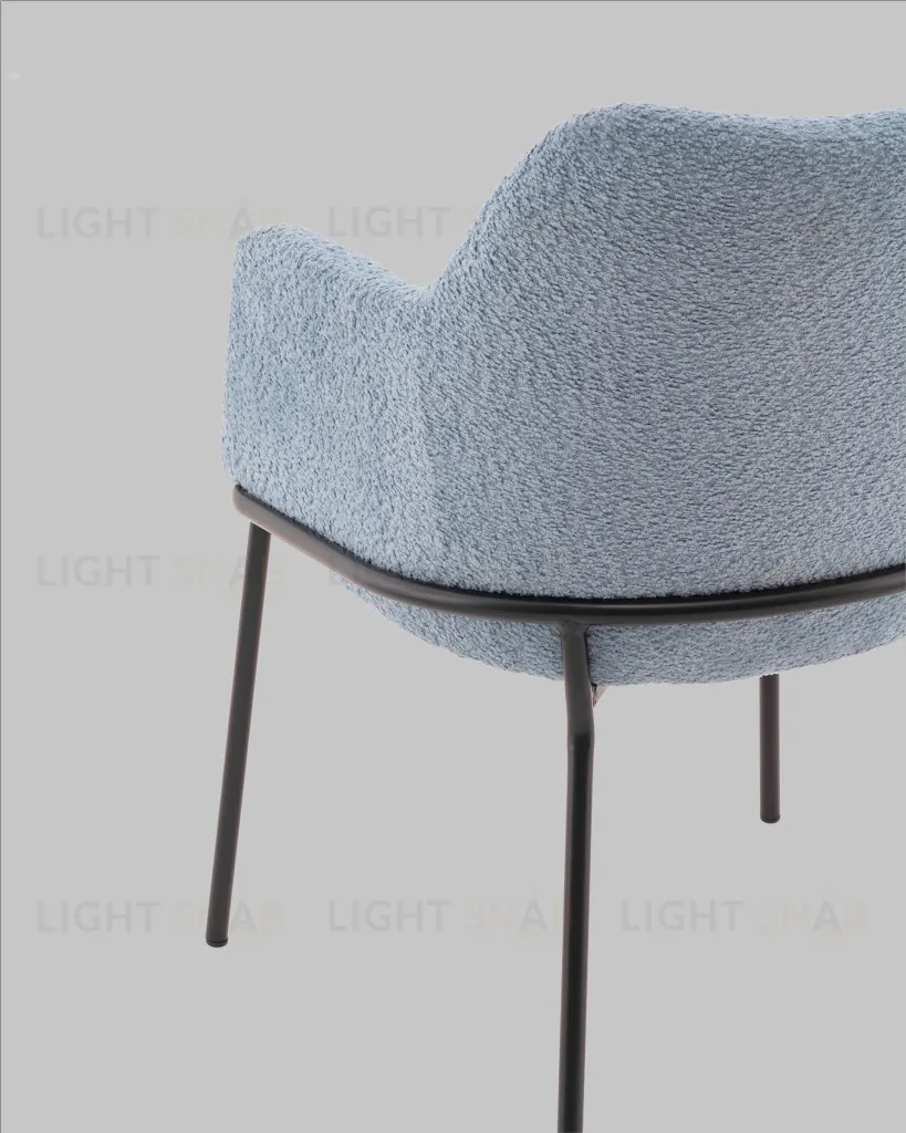 Стул с подлокотниками Кози new ткань букле синий УТ000040877