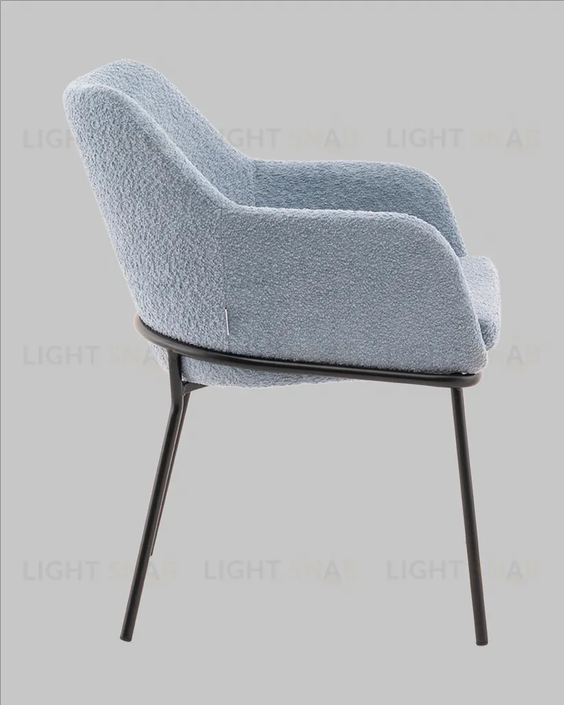 Стул с подлокотниками Кози new ткань букле синий УТ000040877