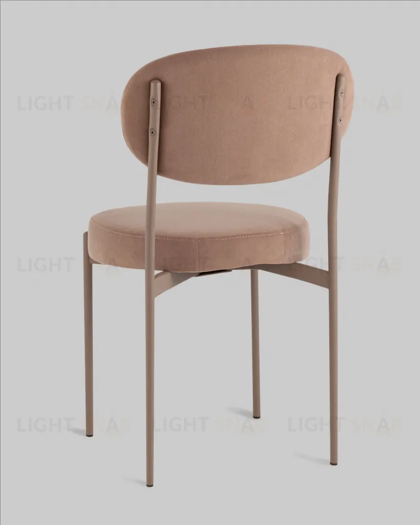 Стул Бриф DD велюр капучино каркас капучино муар УТ000041425