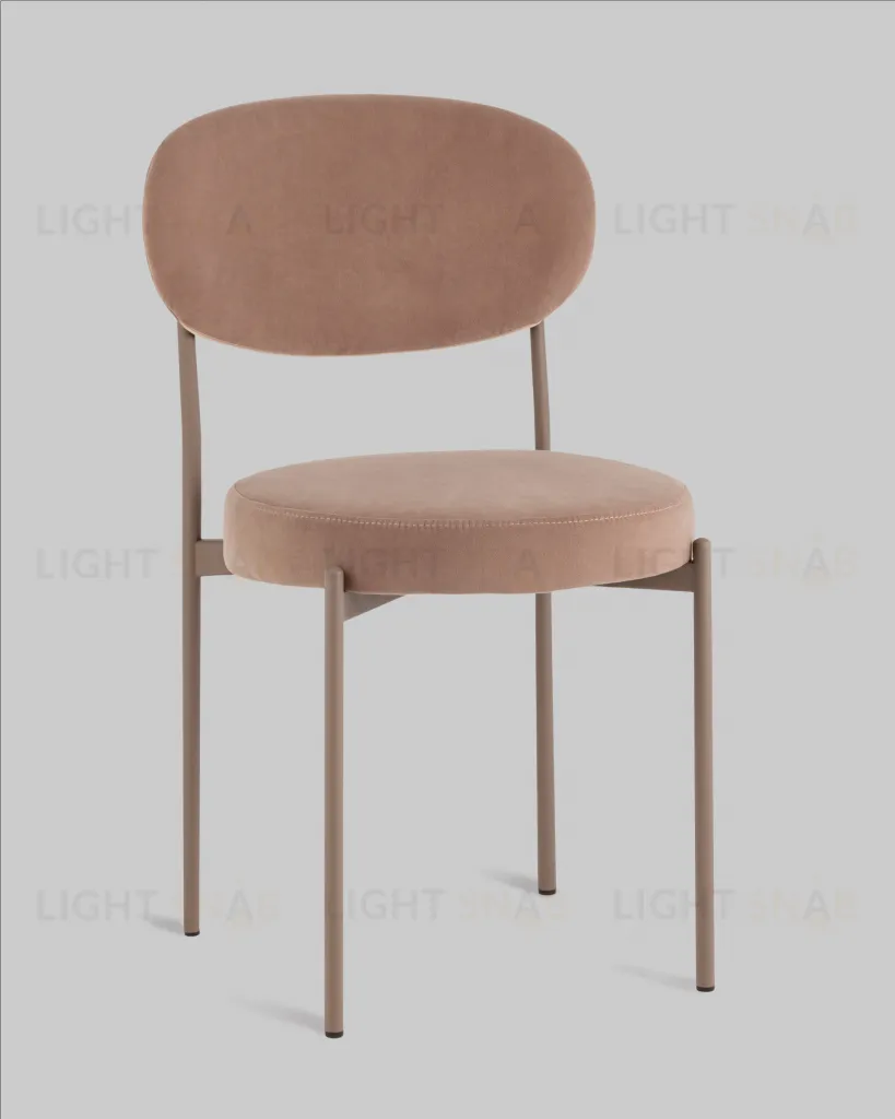 Стул Бриф DD велюр капучино каркас капучино муар УТ000041425