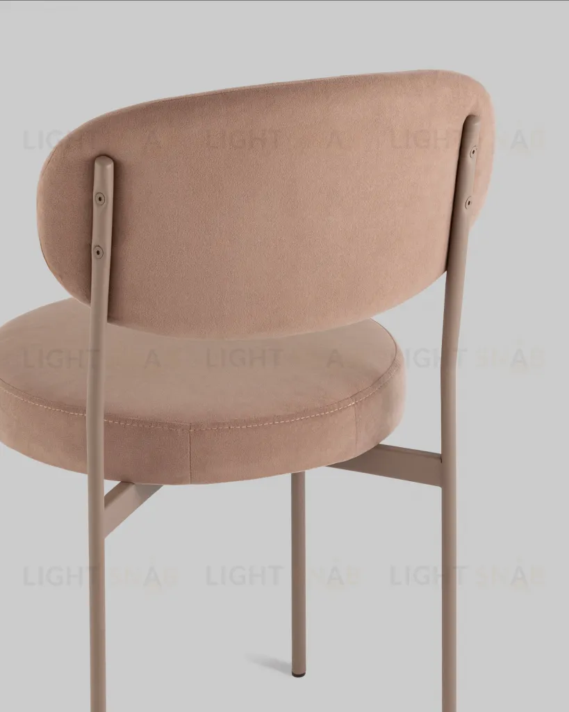 Стул Бриф DD велюр капучино каркас капучино муар УТ000041425