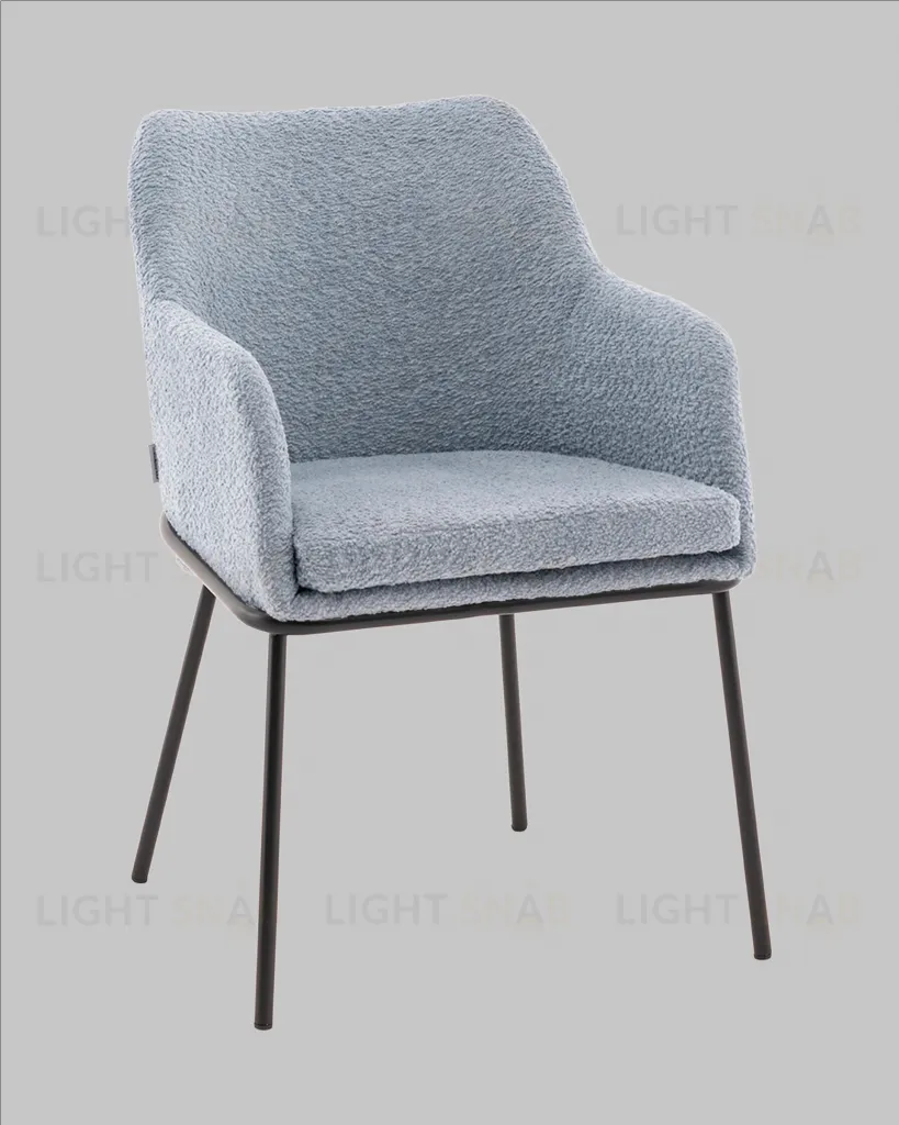 Стул с подлокотниками Кози new ткань букле синий УТ000040877