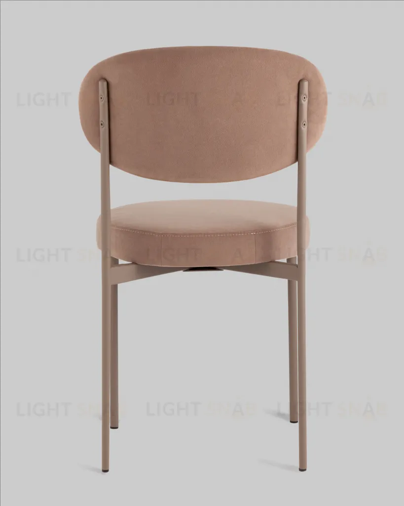 Стул Бриф DD велюр капучино каркас капучино муар УТ000041425