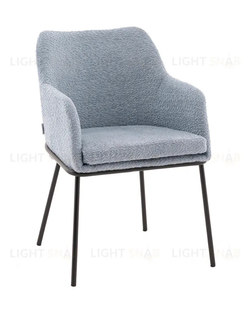Стул с подлокотниками Кози new ткань букле синий УТ000040877