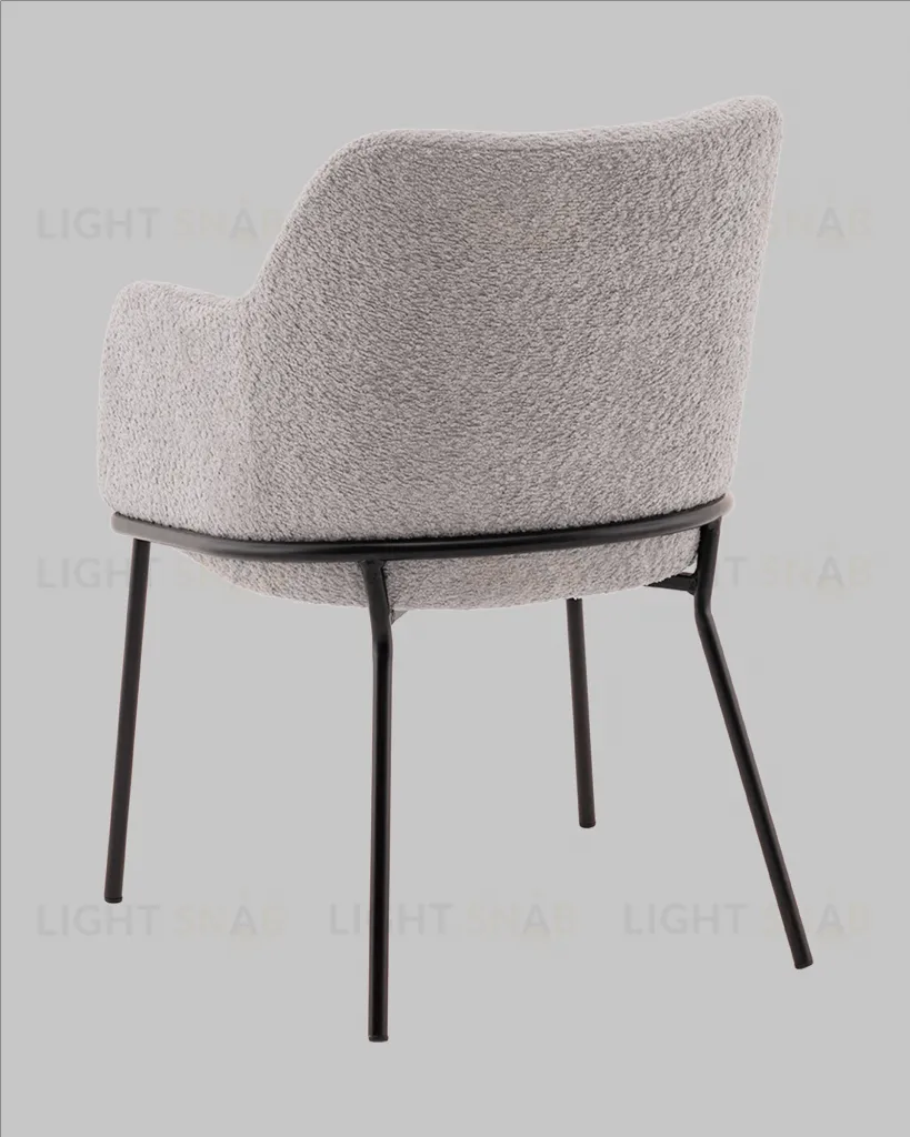 Стул с подлокотниками Кози new ткань букле серый УТ000040876