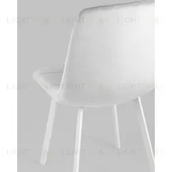 Стул Chilly велюр серебристый белые ножки УТ000039636