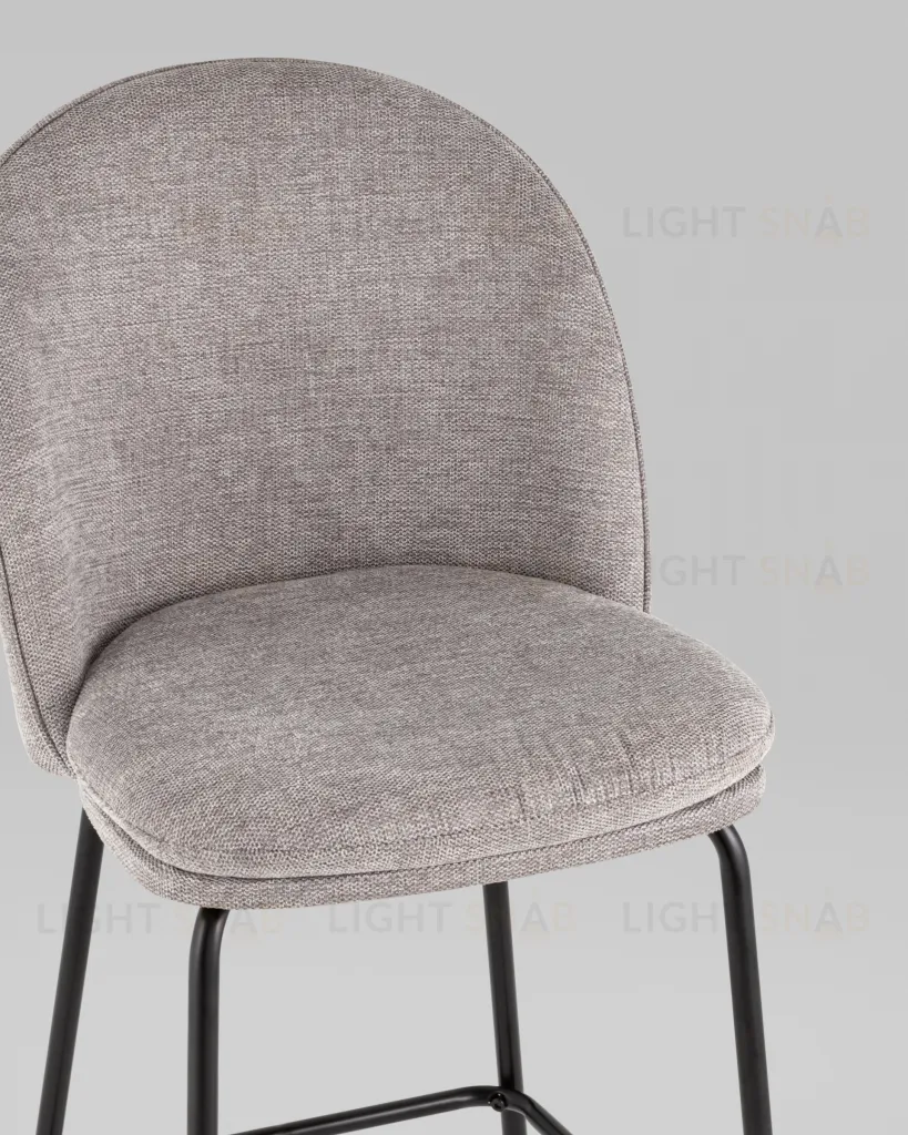 Стул полубарный Echo светло-серый УТ000038596