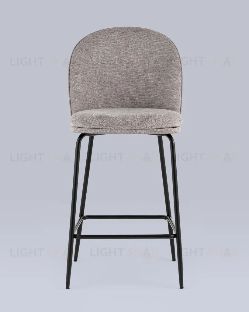 Стул полубарный Echo светло-серый УТ000038596