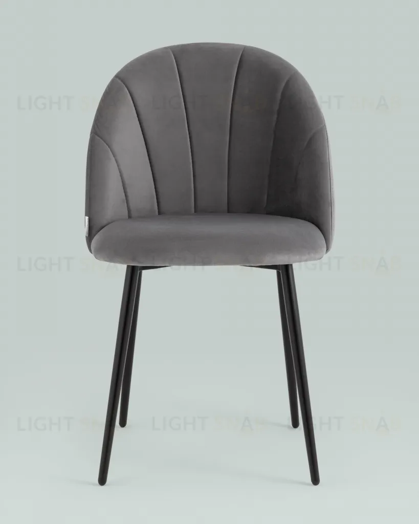 Стул Логан NEW велюр серый УТ000036514