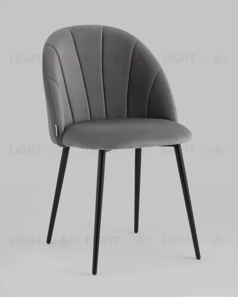 Стул Логан NEW велюр серый УТ000036514