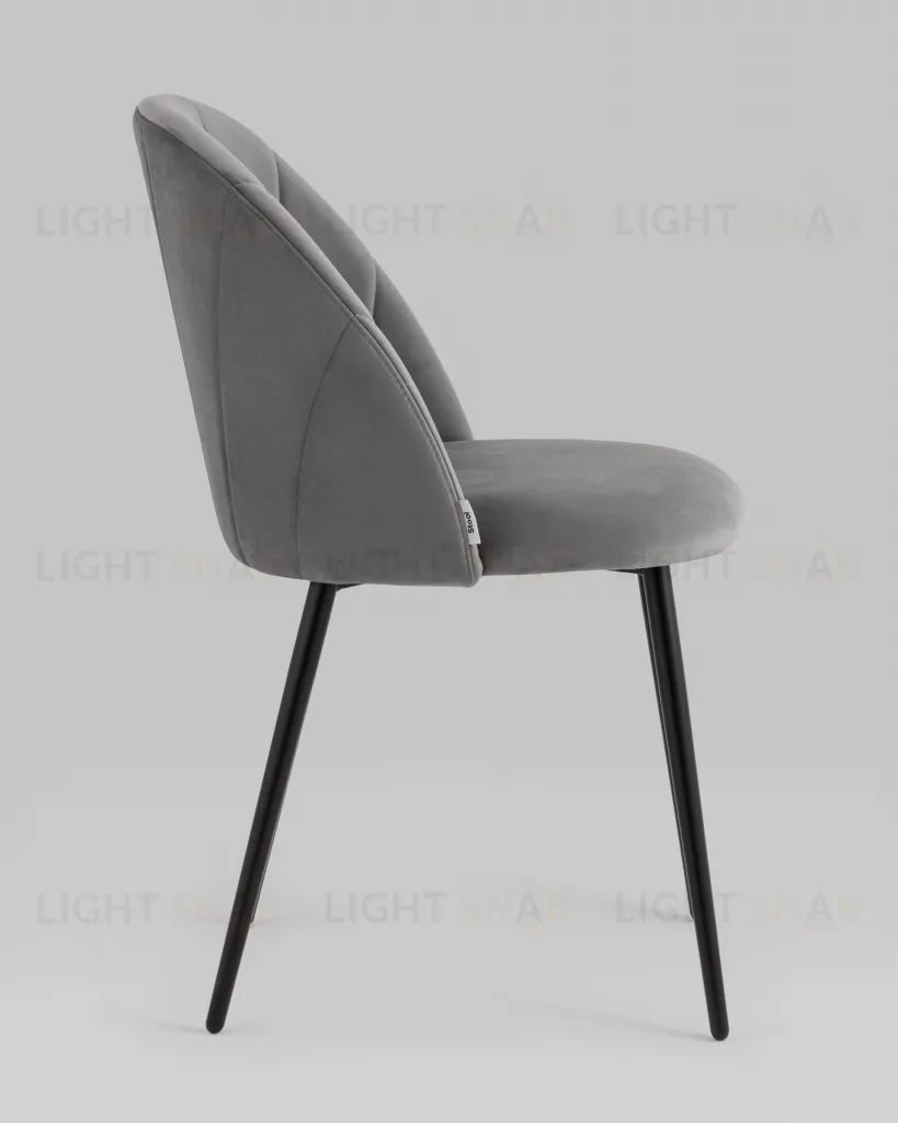 Стул Логан NEW велюр серый УТ000036514