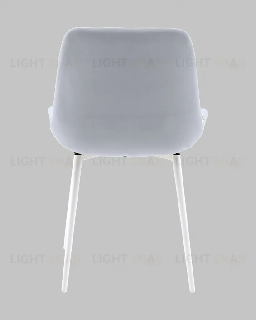 Стул Флекс N светло-серый белые ножки УТ000041307