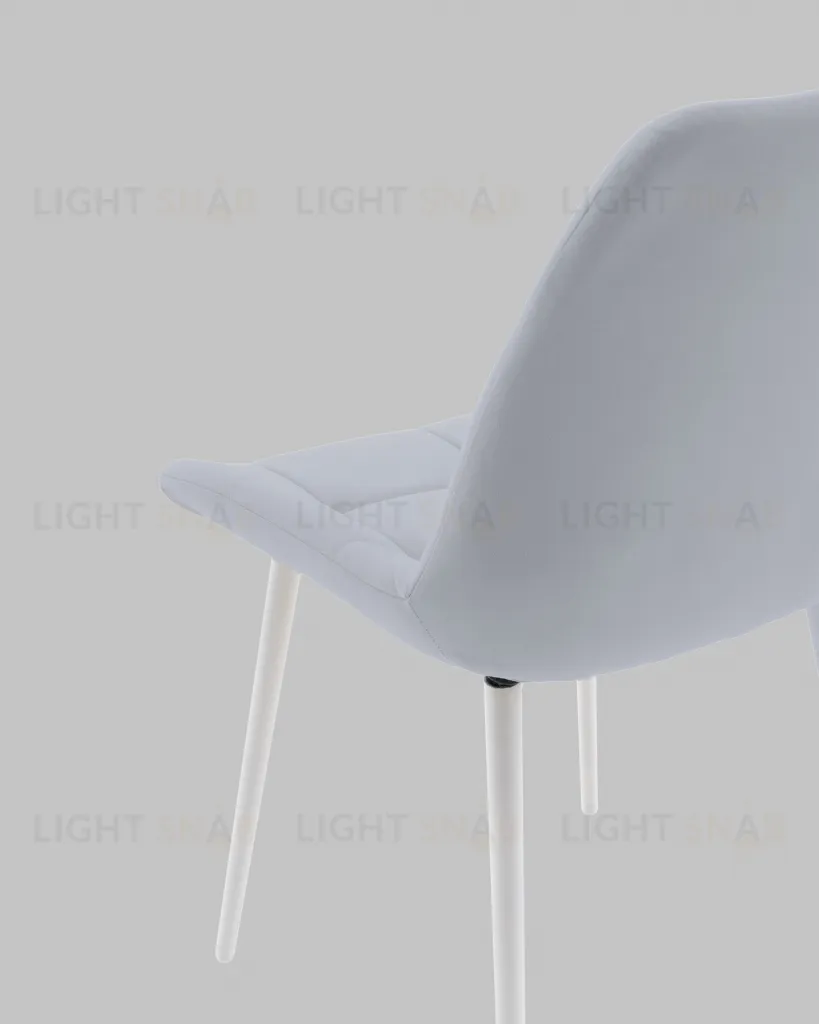 Стул Флекс N светло-серый белые ножки УТ000041307