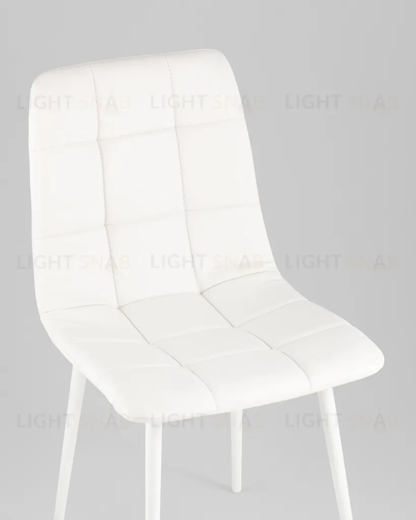 Стул Одди NEW экокожа белый белые ножки УТ000041295