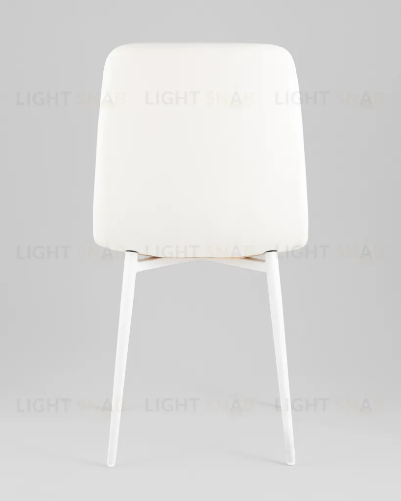 Стул Одди NEW экокожа белый белые ножки УТ000041295
