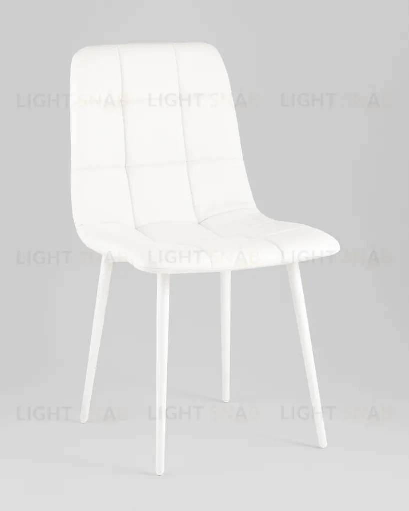 Стул Одди NEW экокожа белый белые ножки УТ000041295