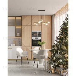 Стул обеденный Wave Stripes букле белый УТ000039505