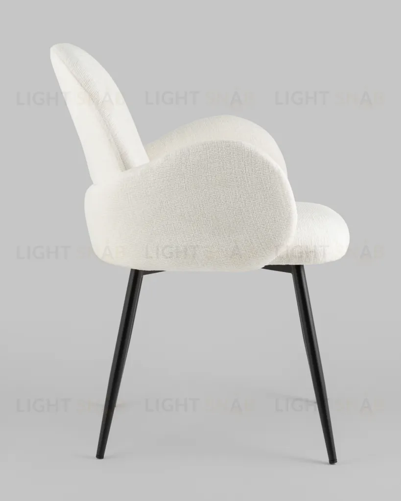 Стул обеденный Wave букле белый УТ000039506