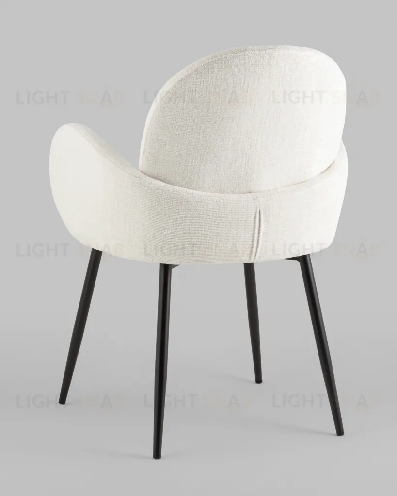 Стул обеденный Wave букле белый УТ000039506