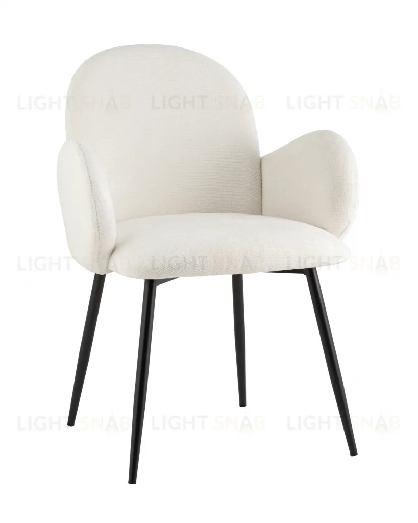 Стул обеденный Wave букле белый УТ000039506