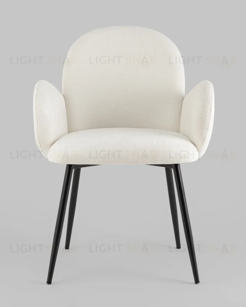 Стул обеденный Wave букле белый УТ000039506