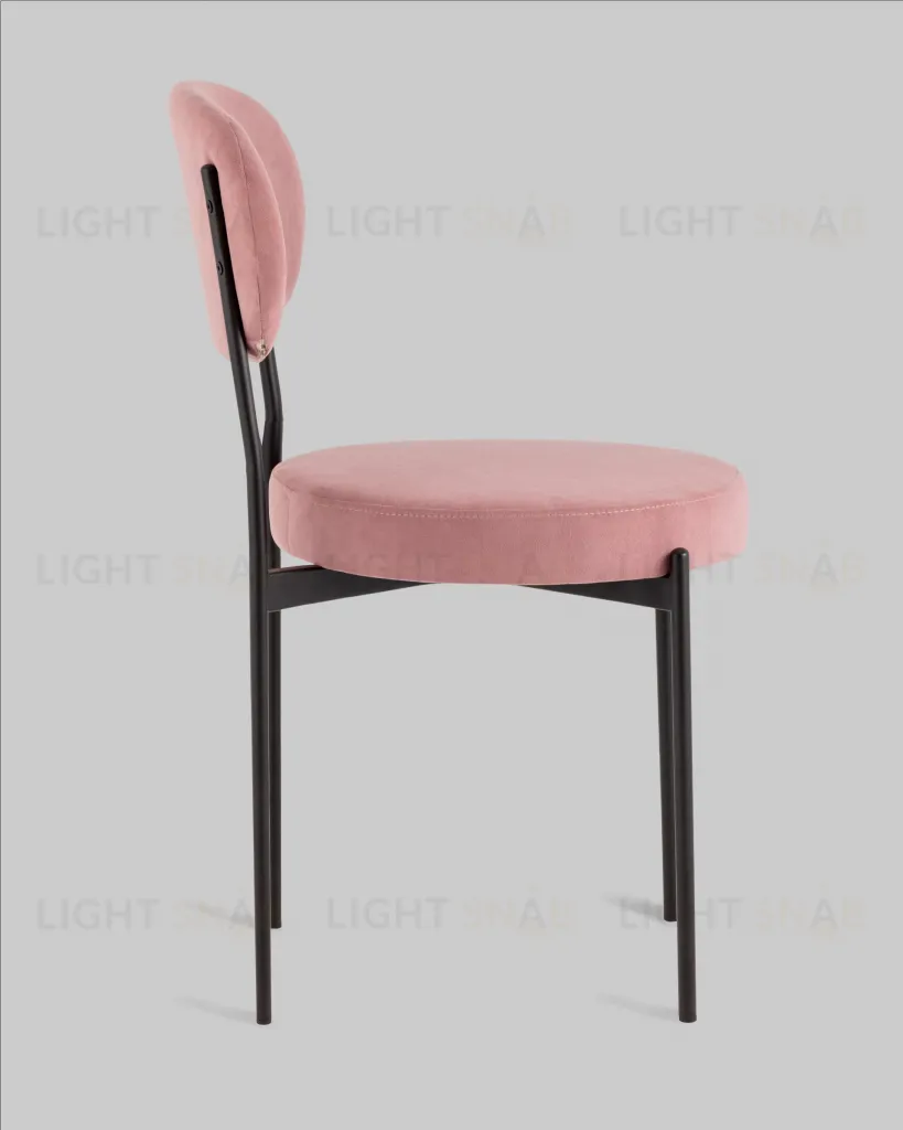 Стул Бриф DD велюр пыльно-розовый УТ000041411