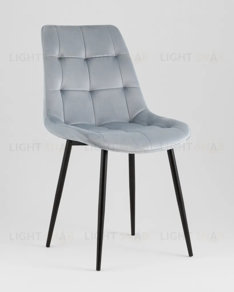 Стул Флекс New велюр пыльно-голубой УТ000039292