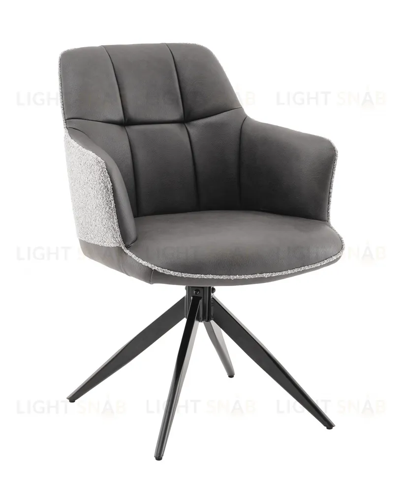 Стул обеденный Naya серый экокожа букле УТ000040789