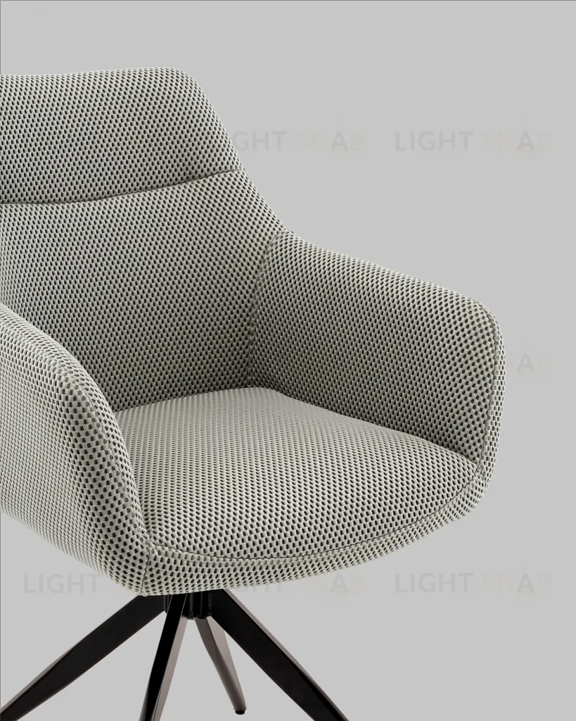 Стул обеденный Enid серо-зеленый ткань Sonic УТ000040781