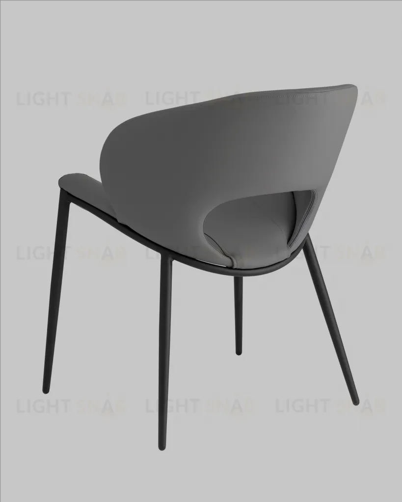 Стул Вивьен экокожа серый УТ000040870