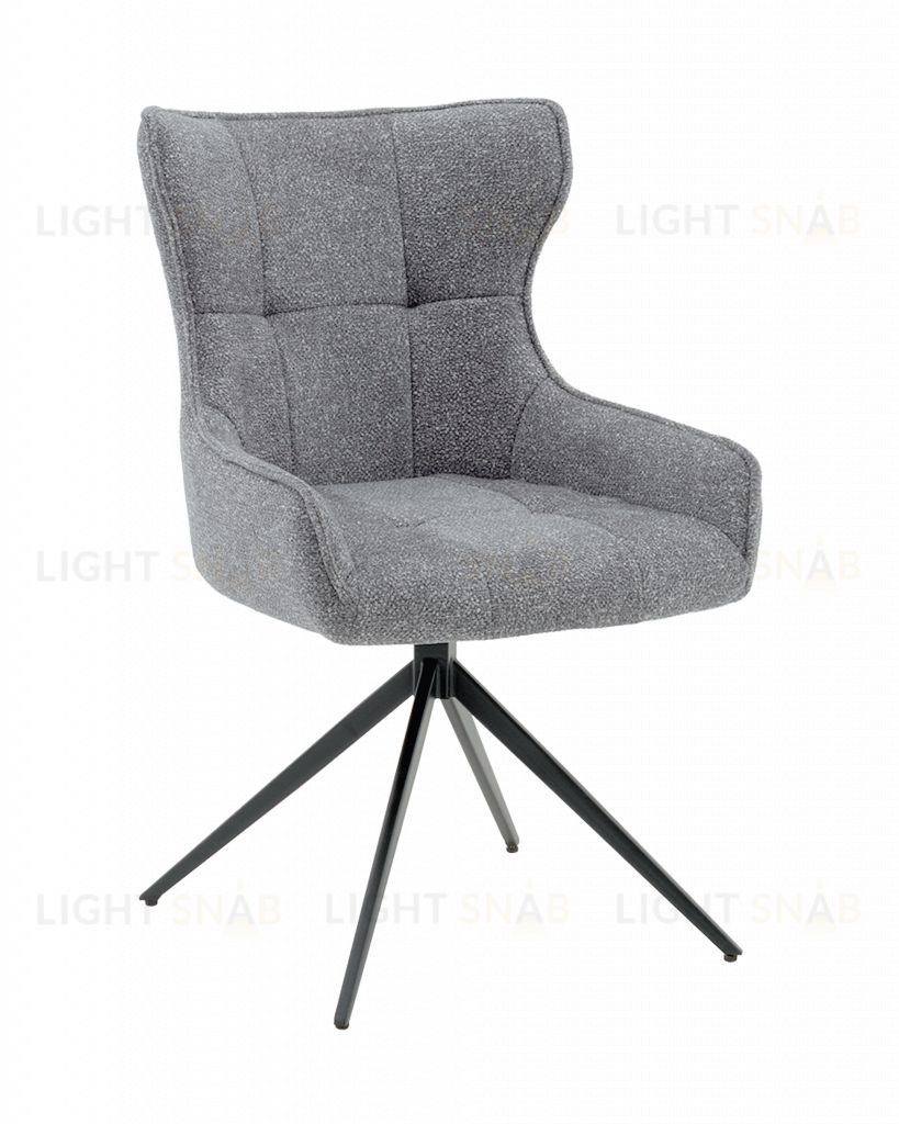 Стул Carlene вращающийся серый УТ000040557