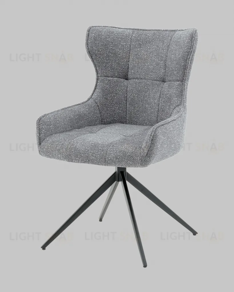 Стул Carlene вращающийся серый УТ000040557