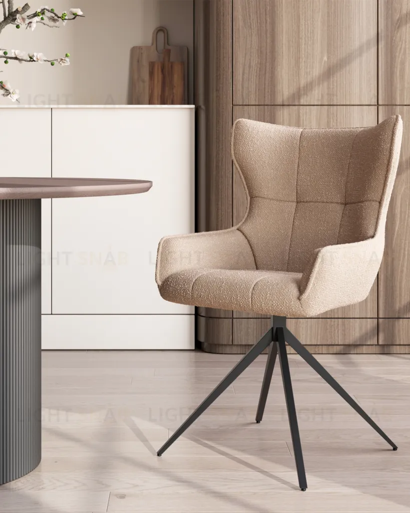 Стул Carlene вращающийся бежевый УТ000040556