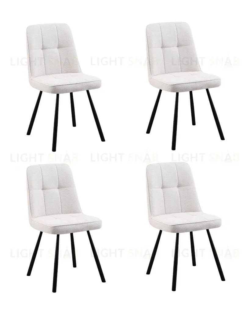 Стул Trell кремовый 4 шт. УТ000040671