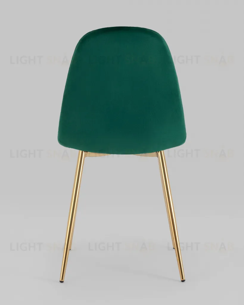 Стул Валенсия SN, велюр зеленый золотые ножки УТ000039612