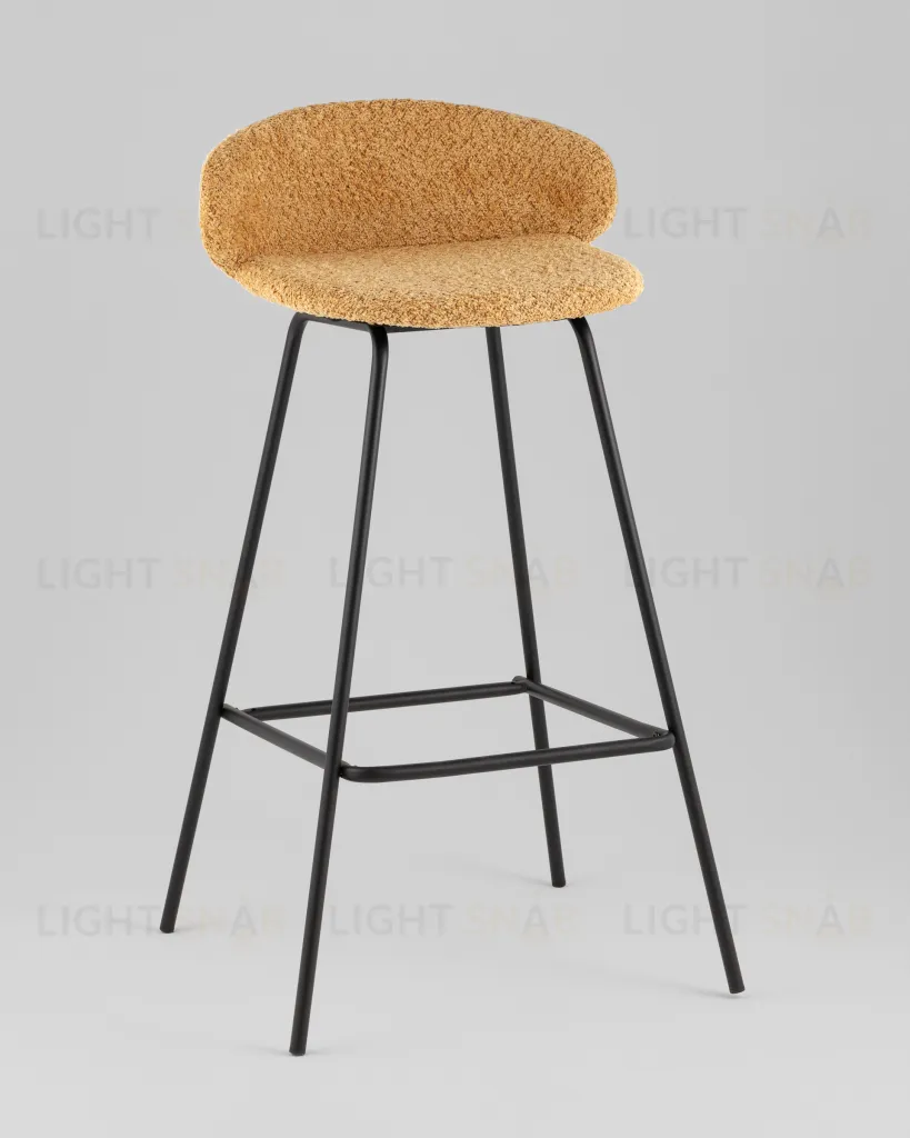 Стул барный Nita букле охра УТ000040263